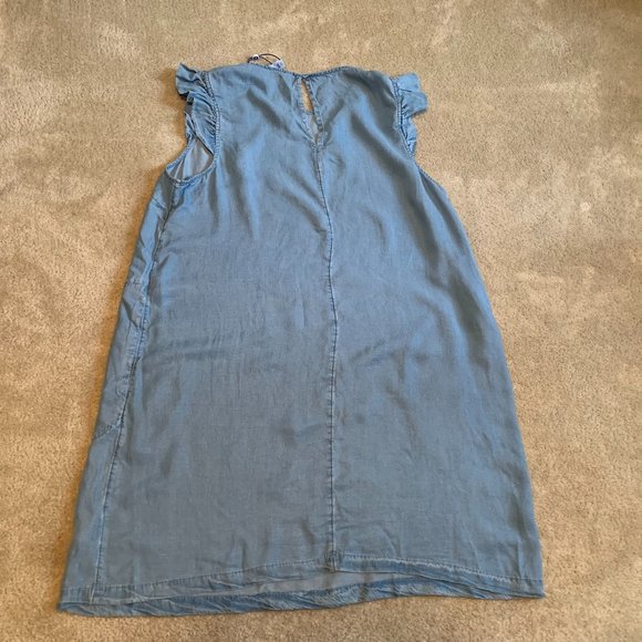 POPSUGAR Blue Mini Dress w pockets - Picture 2 of 7